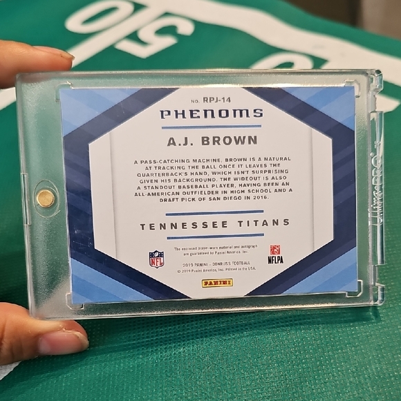 Panini Rookie Phenom Card - Blue and White - Picture 2 of 2